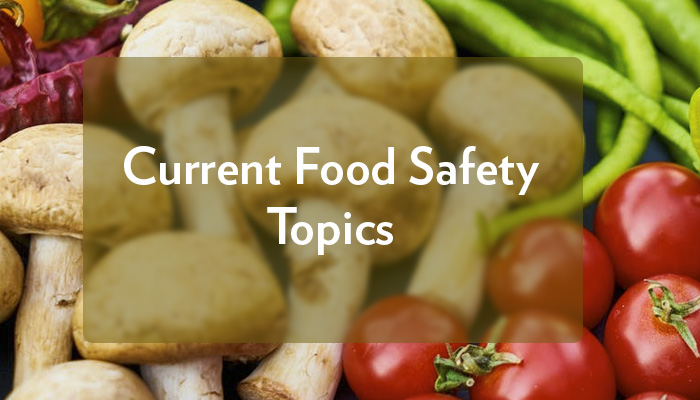Current Food Safety Topics